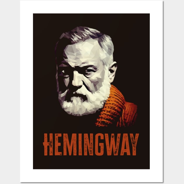 Hemingway Wall Art by WickedAngel